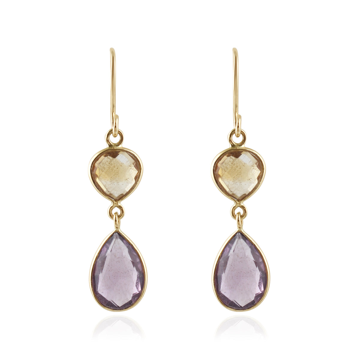 Lavender Azure Earrings