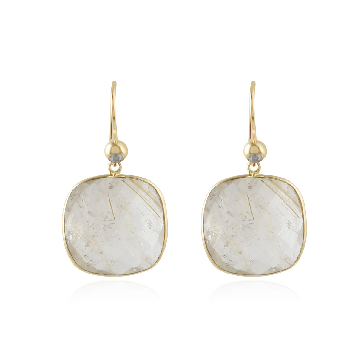 Aurelia Rutile Drop Earrings