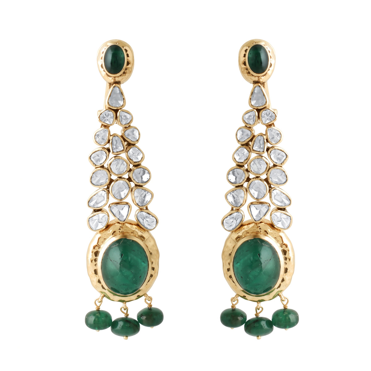 Emerald Rajsi Drops Earring
