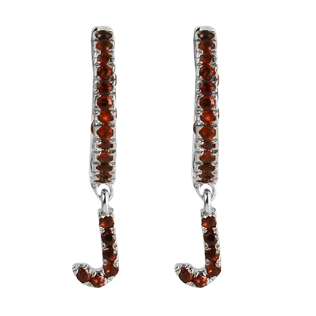 Pinup Garnet Hoop Gold