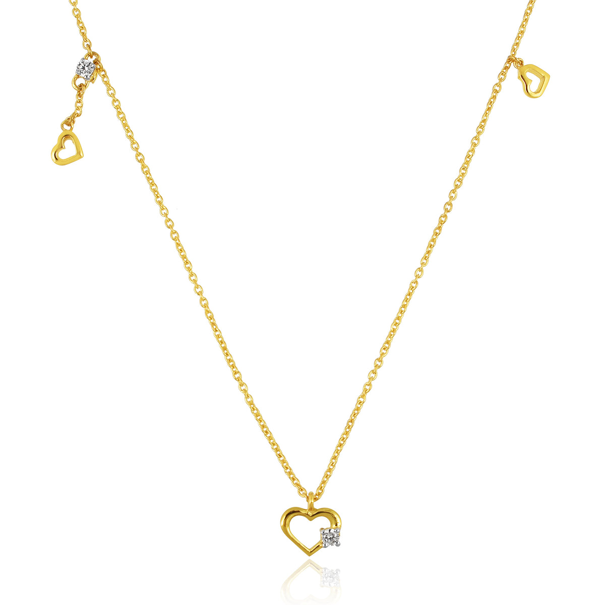 Heart Duet Necklace