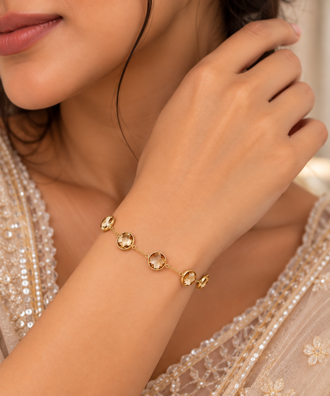 Gemstone Glow Bracelet