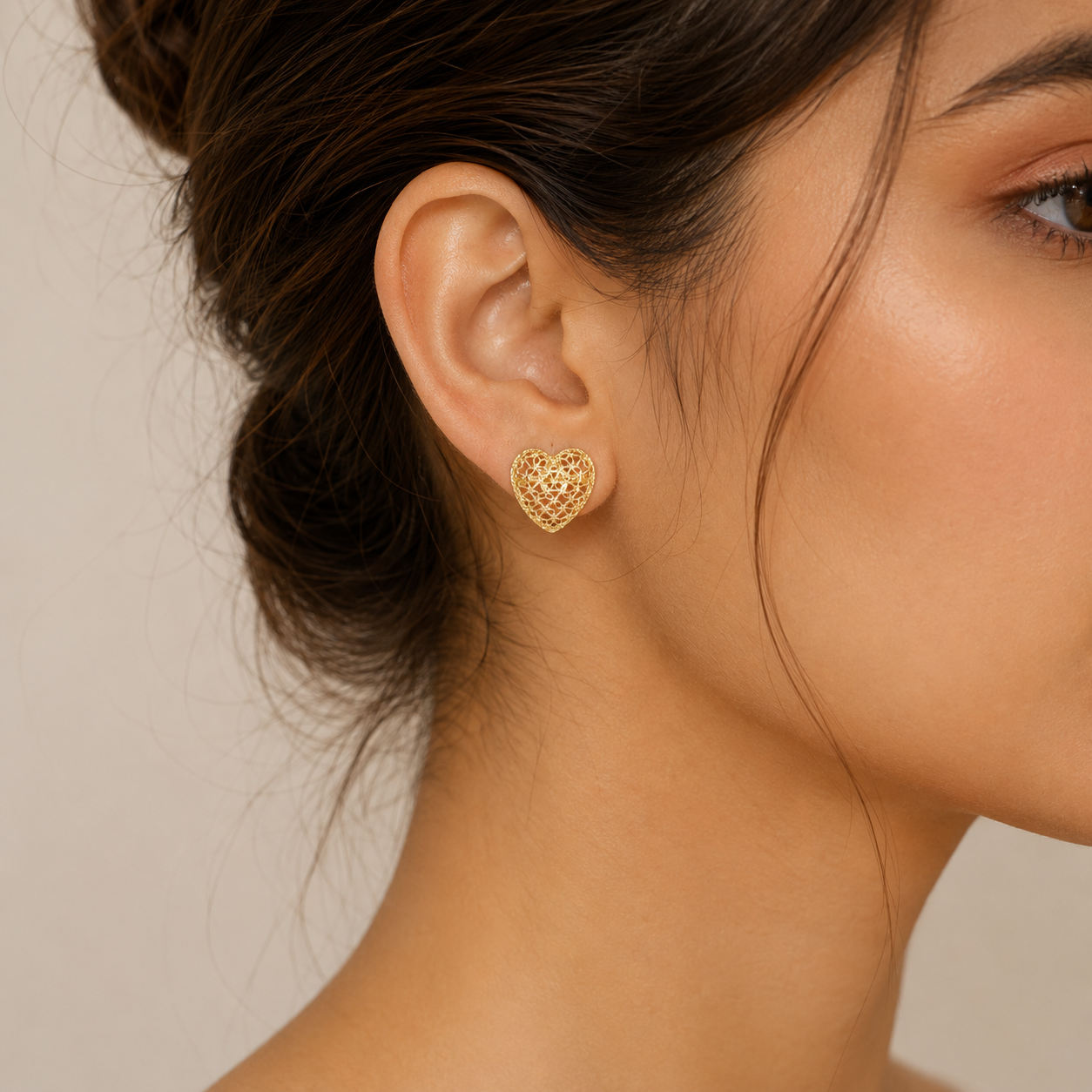 Verdant Love Stud Earring