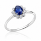 Sapphire Crown Ring