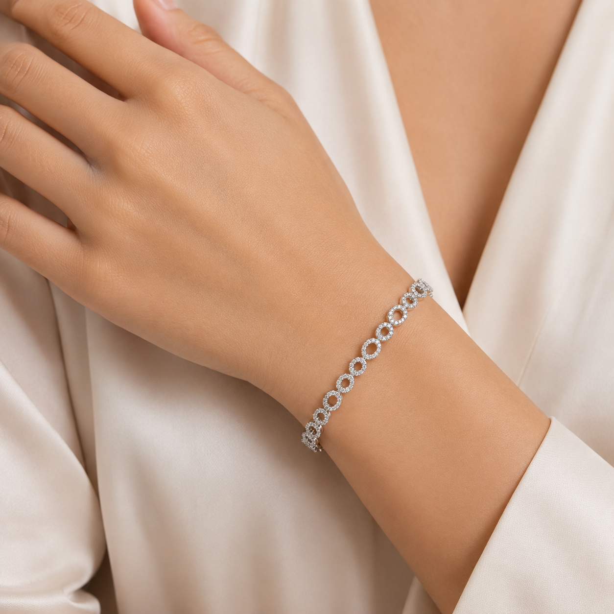 Eternal Circle Diamond Bracelet
