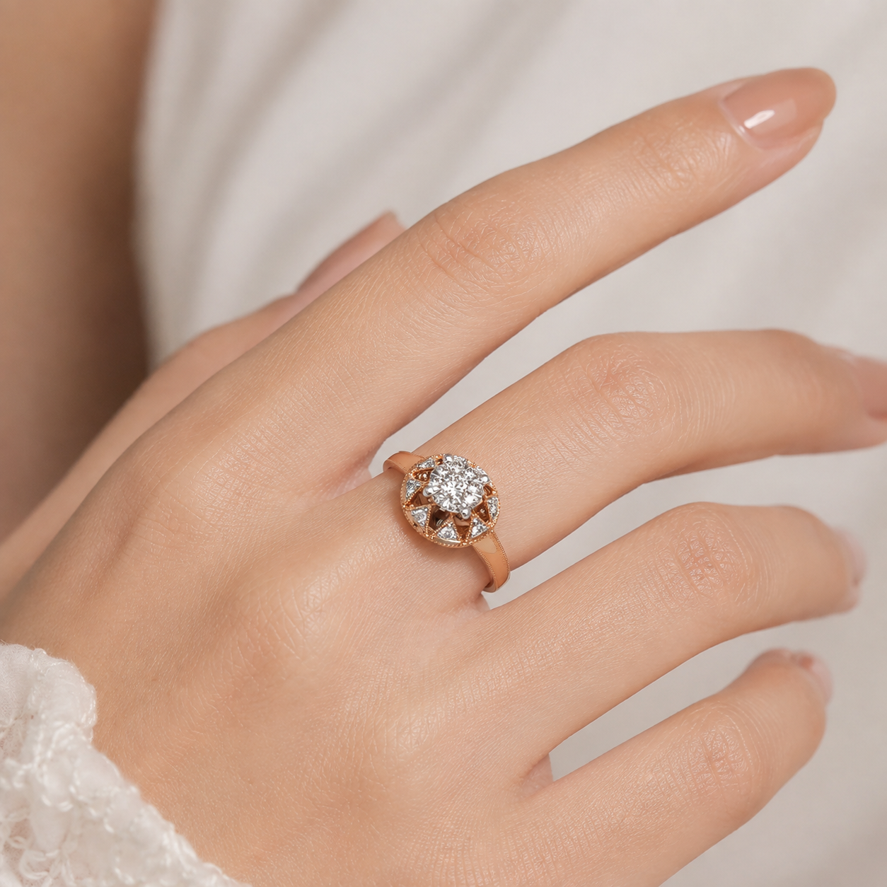 Pinup Diamond Ring