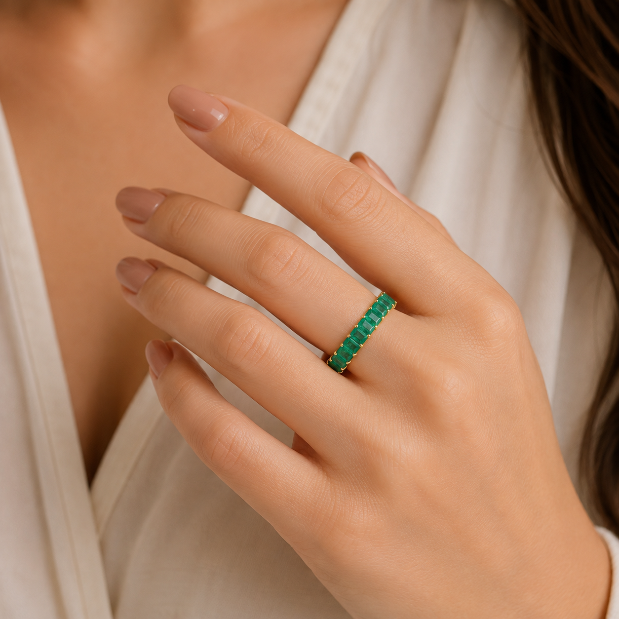 Imperial Emerald Band