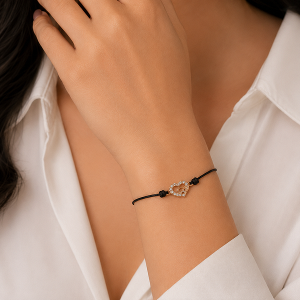 Twin Hearts Diamond Bracelet
