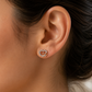 Entwined Heart Diamond Studs