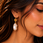 Solara Pearl Drops Earring