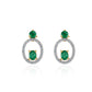 Emerald Élan Earrings
