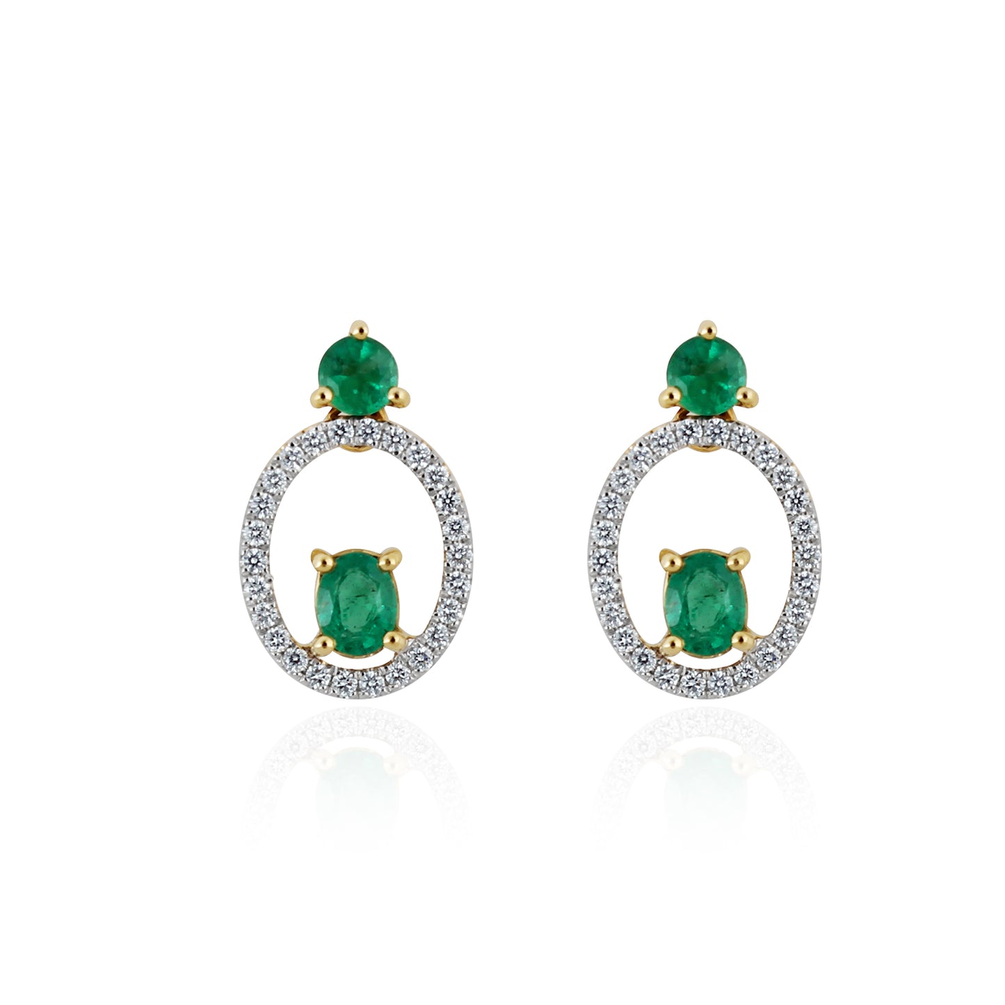 Emerald Élan Earrings