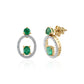 Emerald Élan Earrings