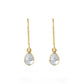 Golden Heart Halo Earrings