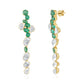 Emerald & Diamond Aurora Earring