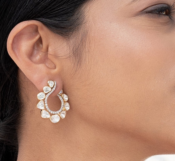 Ivory Petal Earrings