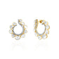 Ivory Petal Earrings