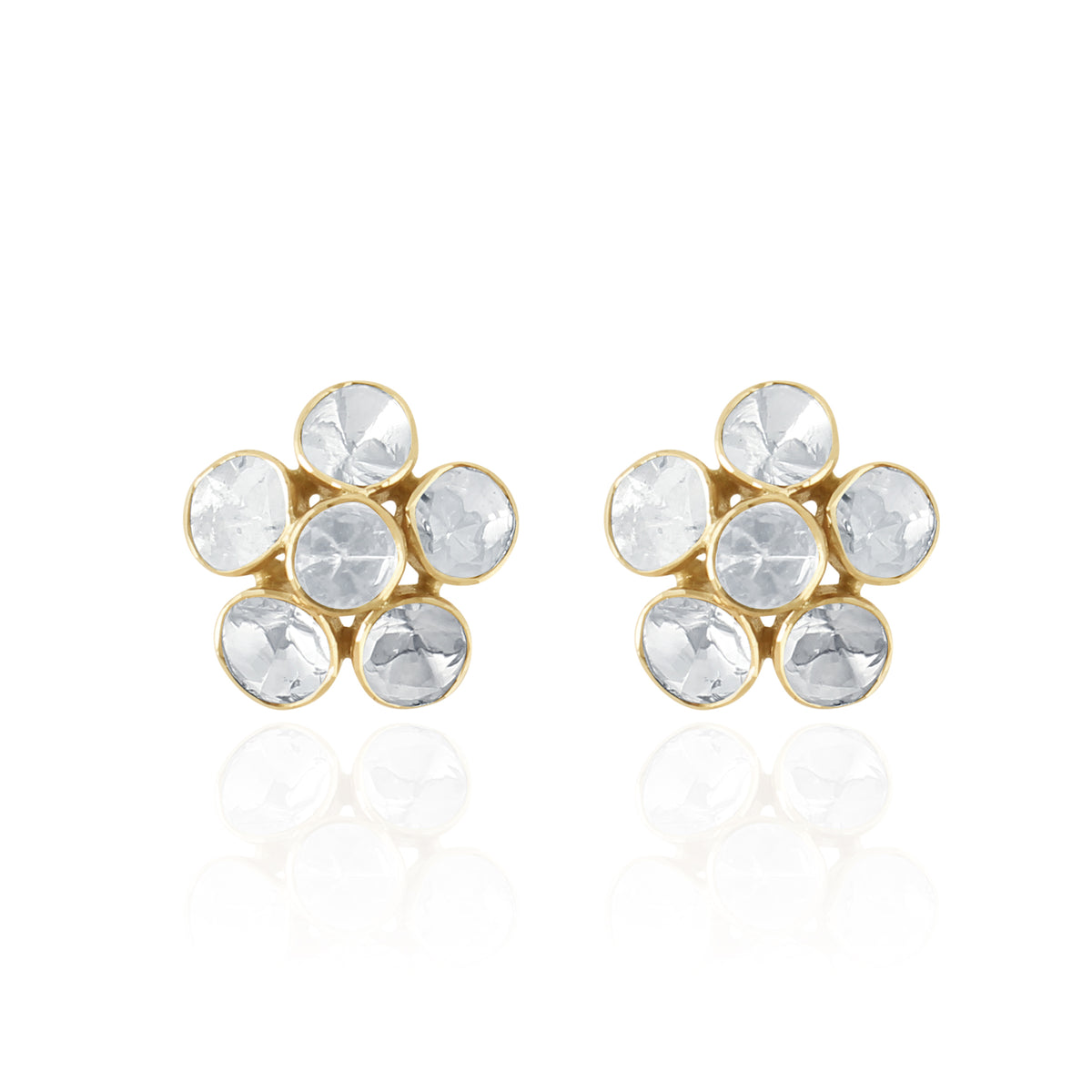 Ivory Flora Earring