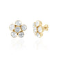 Ivory Flora Earring