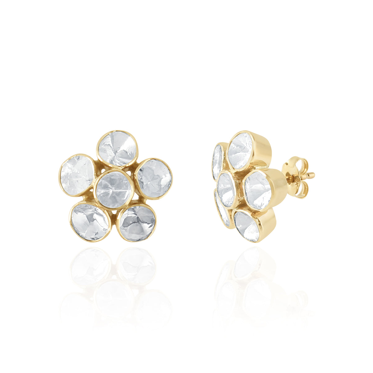 Ivory Flora Earring