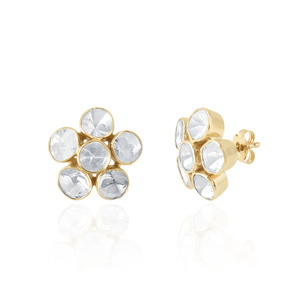 Ivory Flora Earring