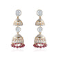 Rajwada Ruby Jhumkas