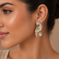 Mayura Emerald Earrings