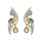 Mayura Emerald Earrings