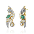 Mayura Emerald Earrings
