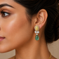Emerald Mist Drops Earring