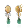 Emerald Mist Drops Earring