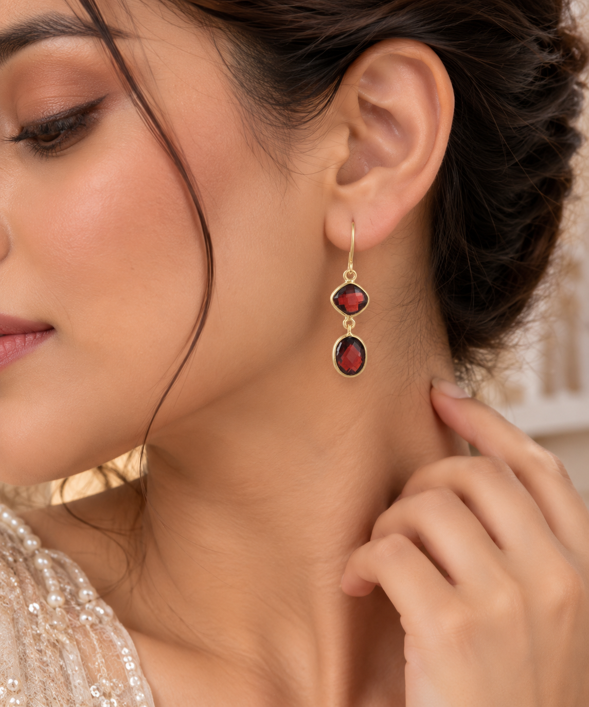 Golden Duo Earrings