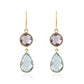 Azure Amethyst Earrings