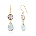 Azure Amethyst Earrings