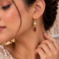 Garnet Champagne Earrings