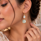 Amethyst Green Glow Earring
