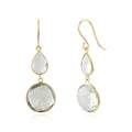 Amethyst Green Glow Earring