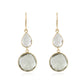 Amethyst Green Glow Earring