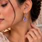 Royal Amethyst Drops Earring