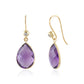 Royal Amethyst Drops Earring