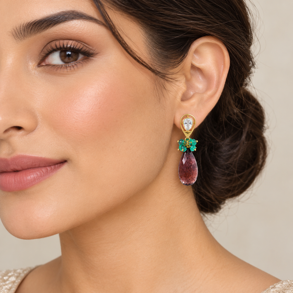 Celestial Teardrop Earrings