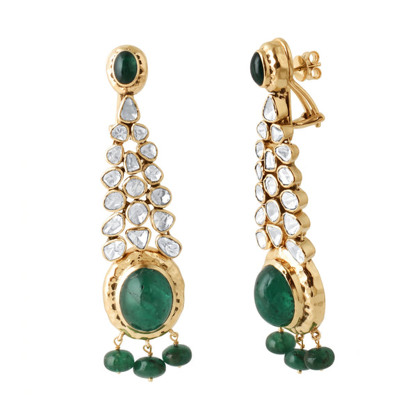 Emerald Rajsi Drops Earring