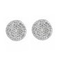 Forever Gold Disc Earrings with Diamonds