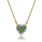Emerald Amour Heart Necklace