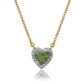 Emerald Amour Heart Necklace