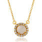 Heavenly Halo Pendant Necklace