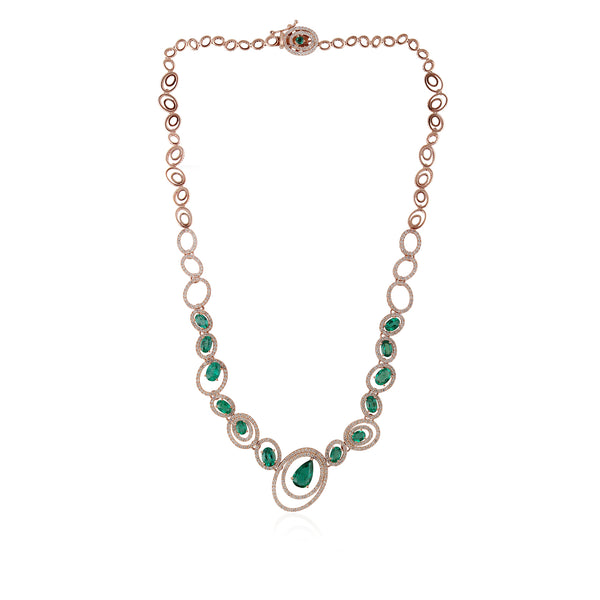 Emerald Symphony Necklace