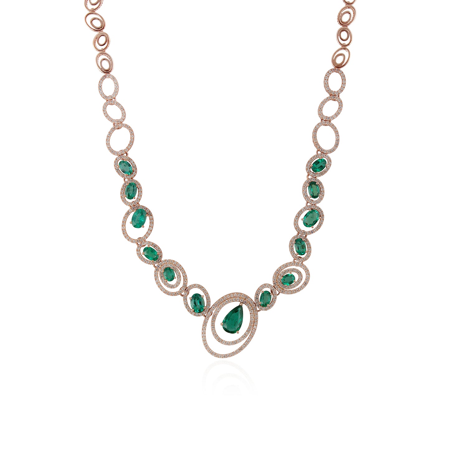 Emerald Symphony Necklace