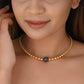 Sapphire Blue Dewdrop Necklace