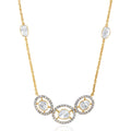 Polki And Diamond Gold Necklace